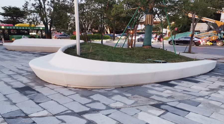 GRC坐凳與樹池